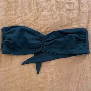 MARA HOFFMAN SIZE S BLACK BANDEAU BIKINI TOP